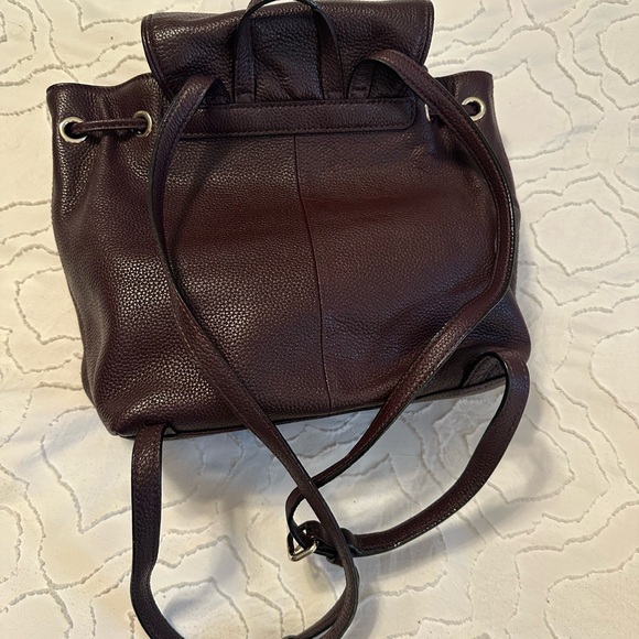 Kate Spade Burgundy Leather Backpack - Picture 3 of 3